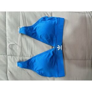 Adidas Unl Tria Women's Padded Sports Bra Size Large Royal Blue